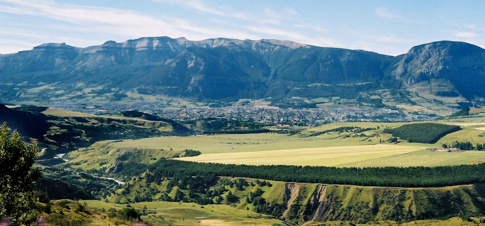 Scenic Patagonian road to Coyhaique
